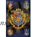 Harry Potter - Movie Poster / Print (House Crests - Hogwarts, Gryffindor, Slytherin...) (Size: 24" x 36") (Clear Poster Hanger)   